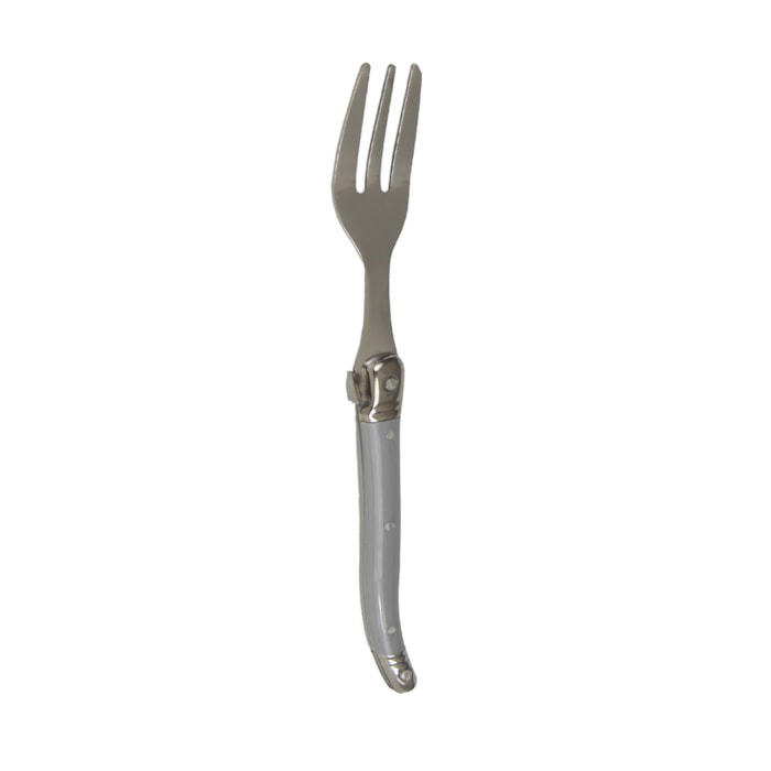 Conjunto de Garfos Sobremesa em Inox Cinza Laguiole La Tour - 6 Peças - Madel Home