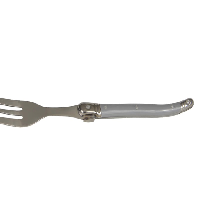 Conjunto de Garfos Sobremesa em Inox Cinza Laguiole La Tour - 6 Peças - Madel Home