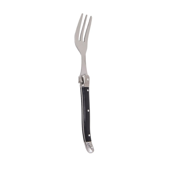 Conjunto de Garfos Sobremesa em Inox Preto Laguiole La Tour - 6 Peças - Madel Home