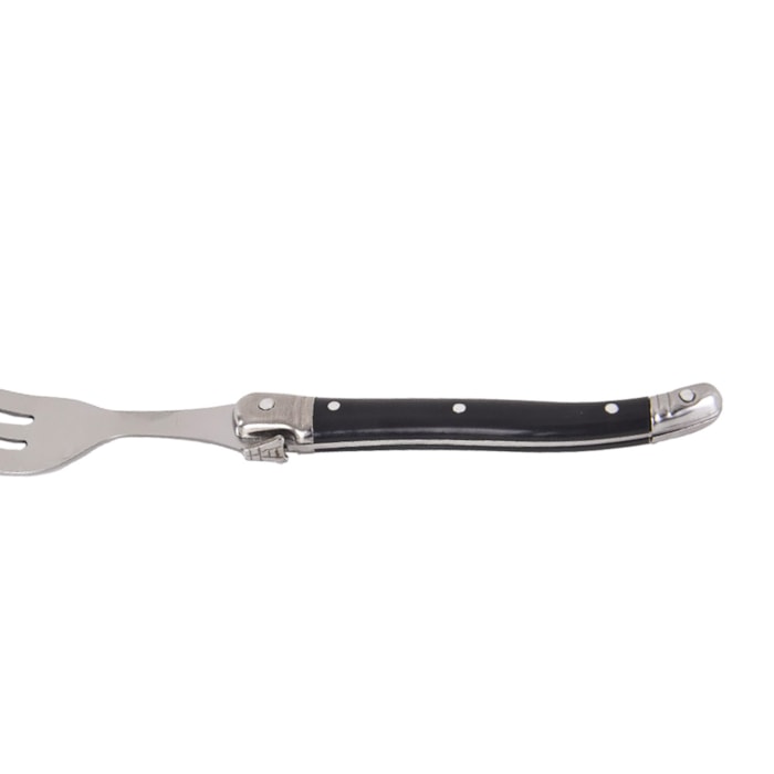 Conjunto de Garfos Sobremesa em Inox Preto Laguiole La Tour - 6 Peças - Madel Home
