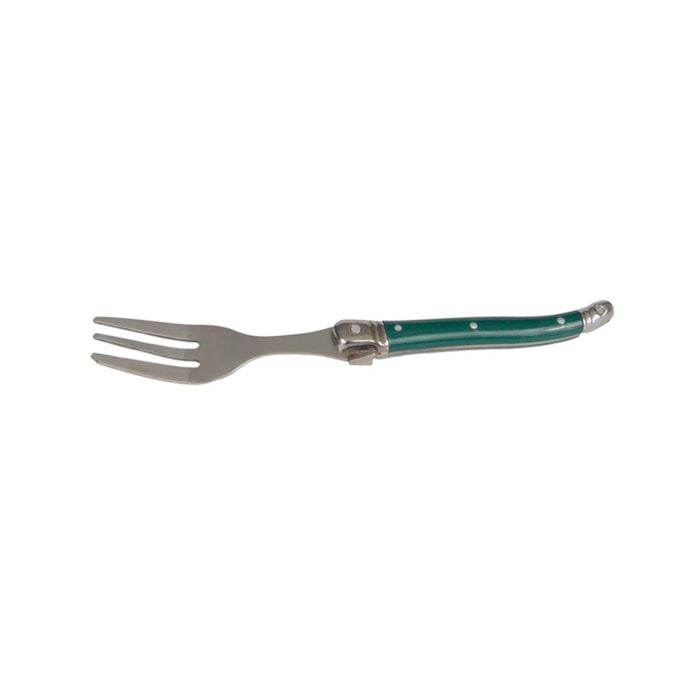 Conjunto de Garfos Sobremesa em Inox Verde Laguiole La Tour - 6 Peças - Madel Home