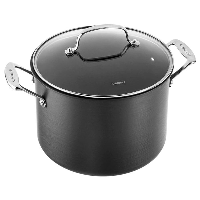 Conjunto de Panelas Antiaderente Anodizado Preto Cuisinart - 7 Peças - Madel Home