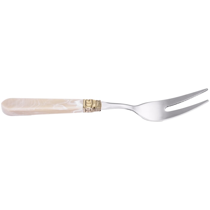 Conjunto de Utensílios de Cozinha Metal 6 Peças Bege - Madel Home