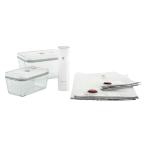 Conjunto Fresh & Save Borossilicato Contendo Bomba Vácuo e Potes Zwilling