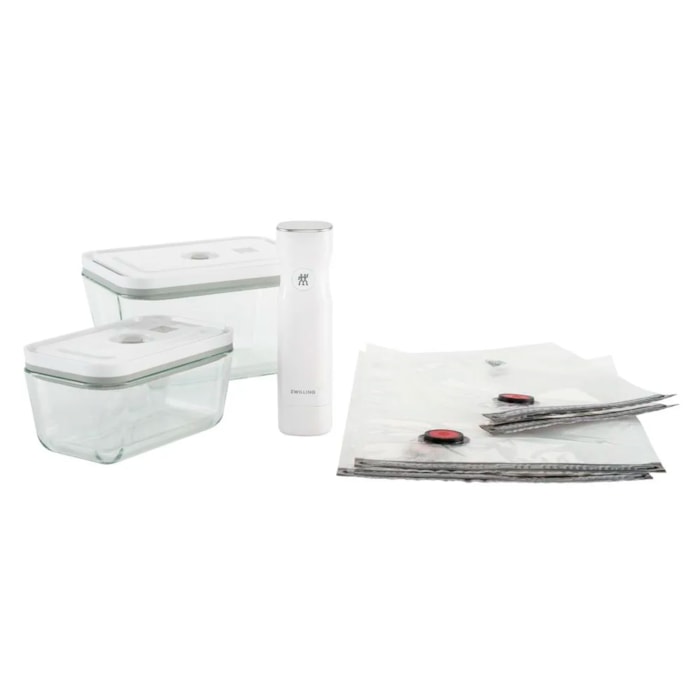 Conjunto Fresh & Save Borossilicato Contendo Bomba Vácuo e Potes Zwilling - Madel Home