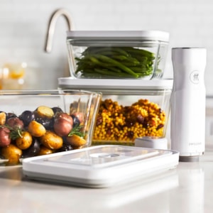 Conjunto Fresh & Save Borossilicato Contendo Bomba Vácuo e Potes Zwilling