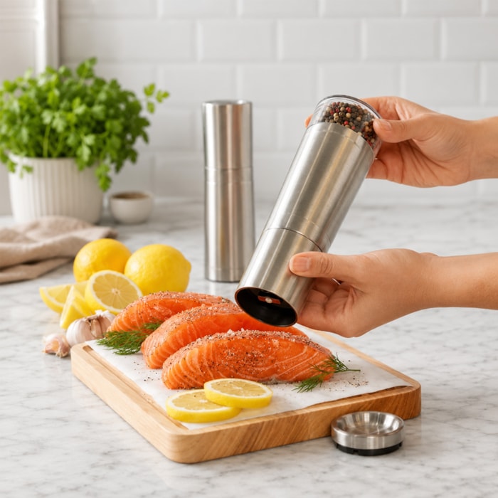 Conjunto Moedor de Sal e Pimenta Manual KitchenAid - 2 Peças - Madel Home