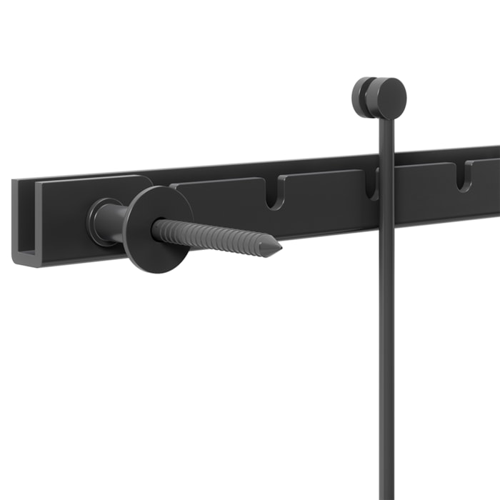 Conjunto Porta Retrato Exhibit Metal Preto Umbra - 67cm - Madel Home