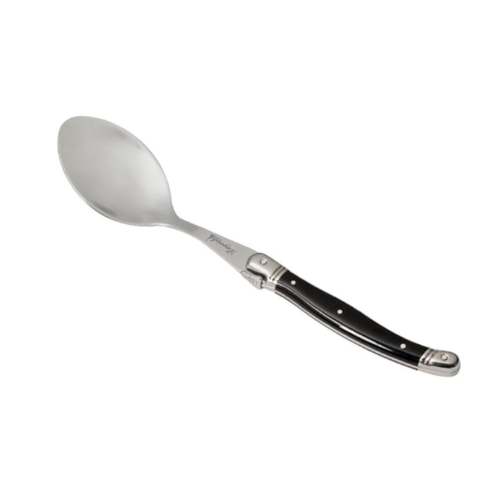 Conjunto Talheres para Salada em Inox Preto Laguiole La Tour - 2 Peças - Madel Home