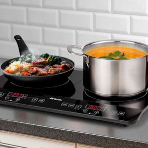Cooktop Indução 2 Bocas 2000W 11 Programas Ariete - 220V