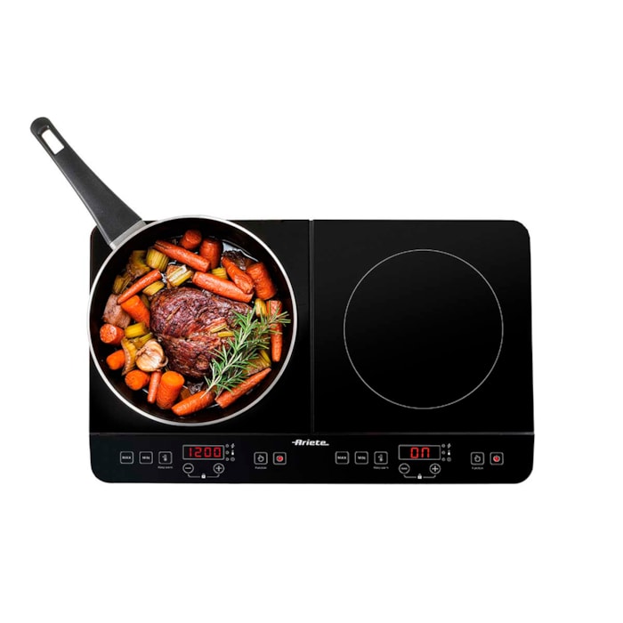 Cooktop Indução 2 Bocas 2000W 11 Programas Ariete - 220V - Madel Home