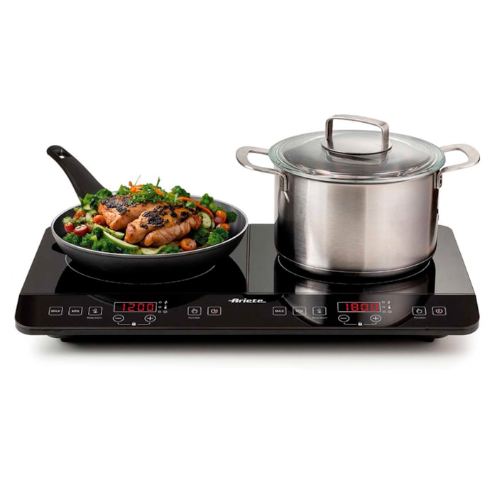 Cooktop Indução 2 Bocas 2000W 11 Programas Ariete - 220V - Madel Home