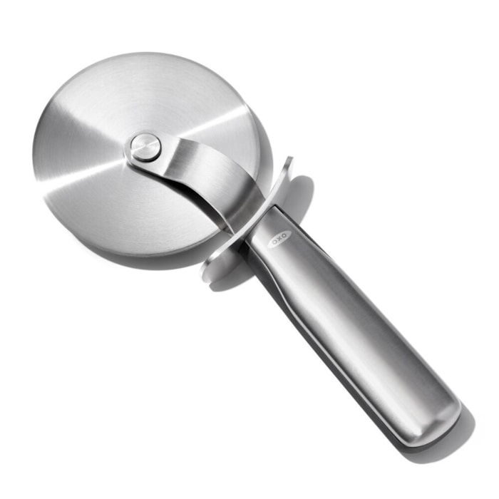 Cortador de Pizza em Aço Inox Prata Profissional Oxo - 23cm - Madel Home