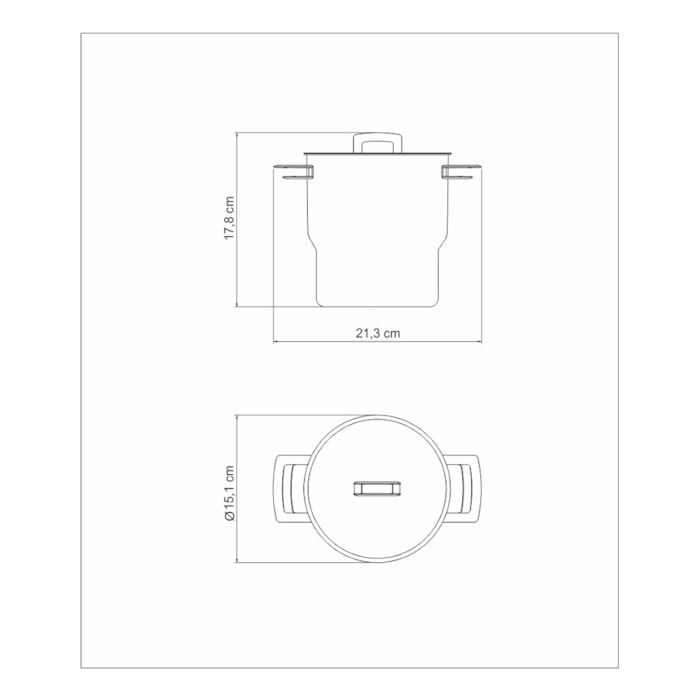 Cuscuzeira Aço Inox com Alças e Tampa Brava Tramontina - 2,1L - Madel Home