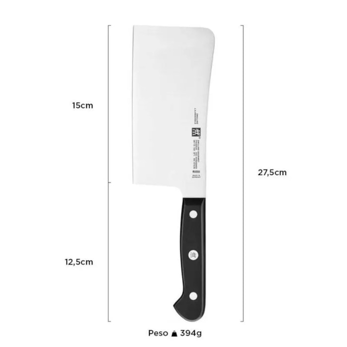 Cutelo de Aço Inoxidável Zwilling - 6 Polegadas - Madel Home