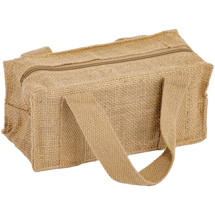 Dados Madeira E Estojo de Algodão Natural - 23cm - Madel Home