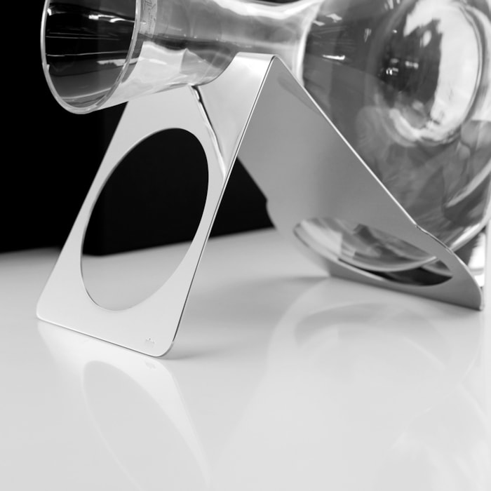Decanter Com Secador Suporte Noe Inox Riva - Madel Home
