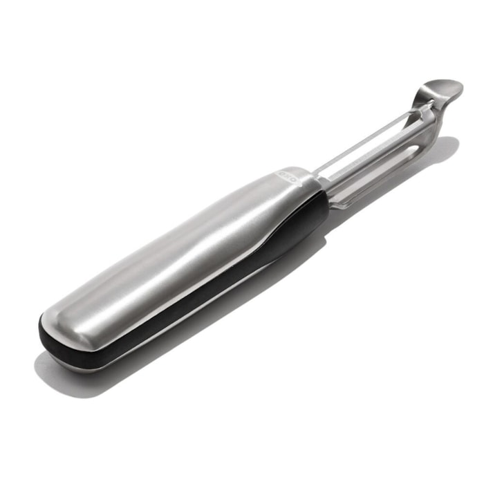 Descascador Peeler de Frutas e Legumes em Aço Inox Prata Oxo - Madel Home