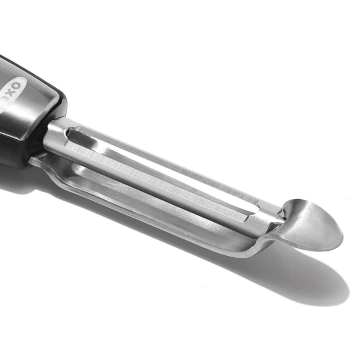 Descascador Peeler de Frutas e Legumes em Aço Inox Prata Oxo - Madel Home