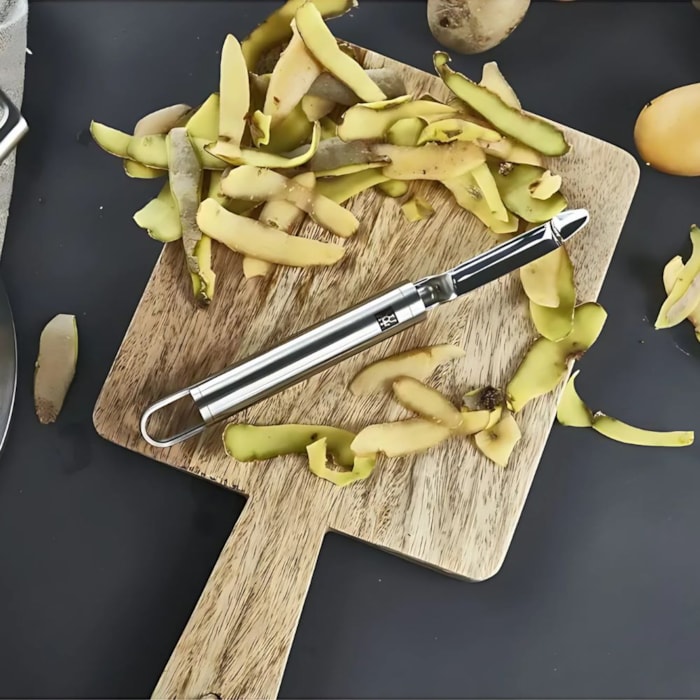 Descascador Peeler de Frutas e Legumes em Inox Prata Zwilling Pro - Madel Home