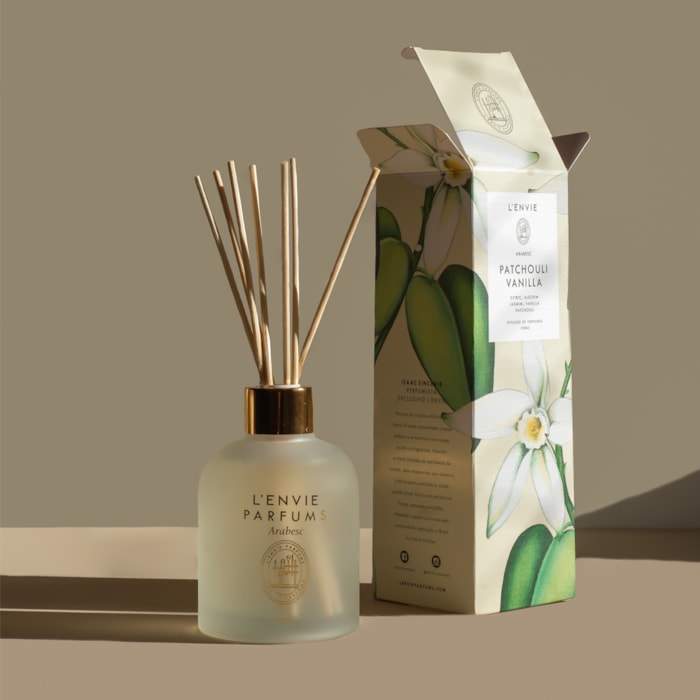 Difusor de Perfume Patchouli Vanilla Arabesc Lenvie 200mL - Madel Home