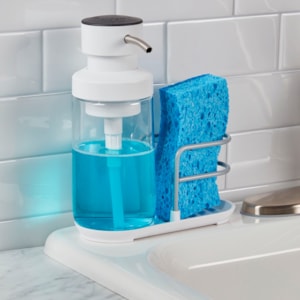 Dispenser 2 em 1 Porta Esponja e Detergente KitchenAid - 355ml