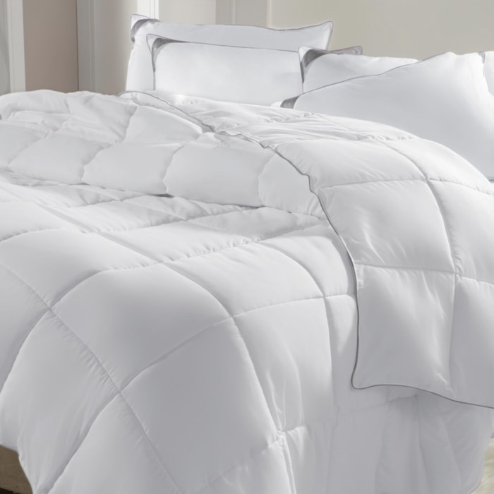 Edredom Toque de Pétalas Microfibra Casal Branco Kacyumara - Madel Home