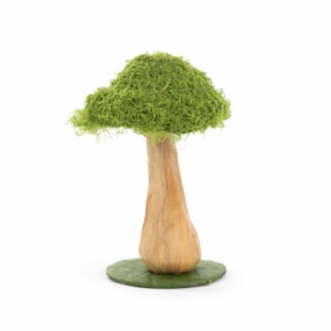 Enfeite de Páscoa Cogumelo Musgo Verde - 21cm
