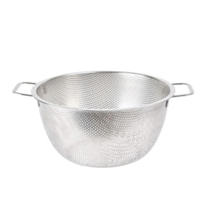 Escorredor de Alimentos em Inox com Alças Prata Kenya