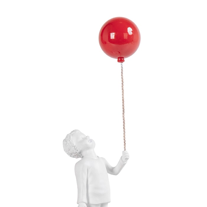 Escultura de Resina Joe Pequena Branco - 50cm - Madel Home