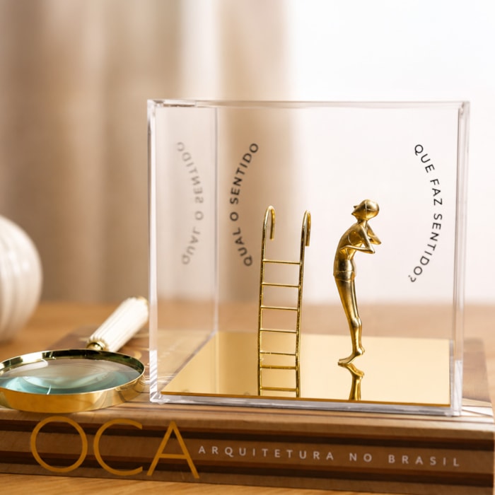 Escultura Decorativa MoVImento em Acrílico Kalina Juzwiak - Madel Home