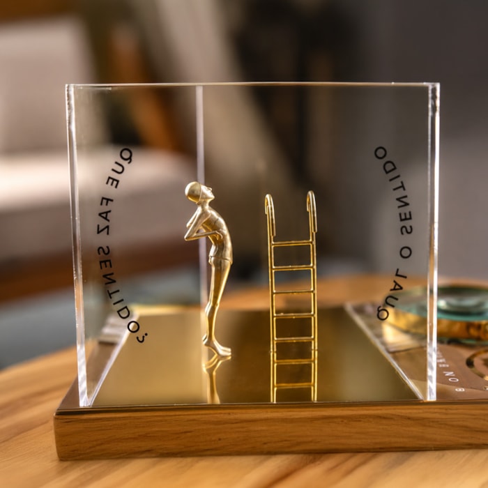 Escultura Decorativa MoVImento em Acrílico Kalina Juzwiak - Madel Home