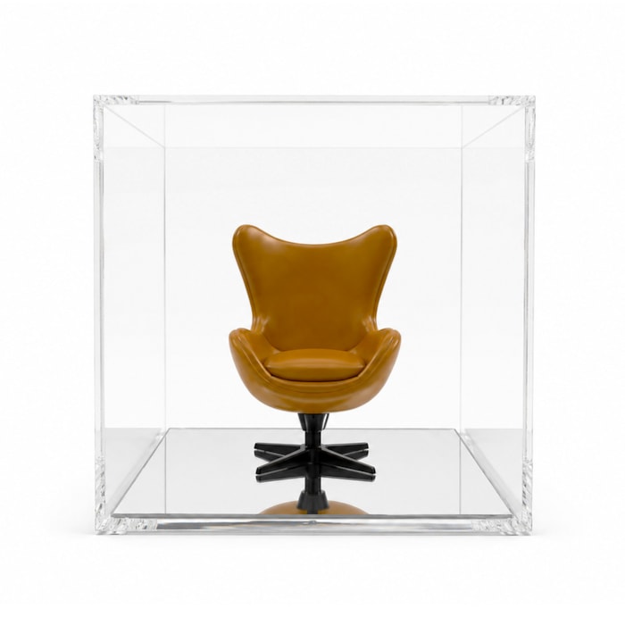 Escultura Decorativa Poltrona EGG em Acrílico Petit Mobilier - Madel Home