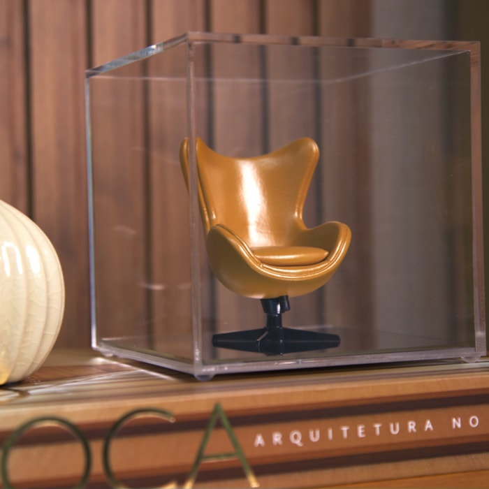 Escultura Decorativa Poltrona EGG em Acrílico Petit Mobilier - Madel Home