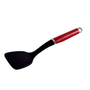 Espátula Culinária em Nylon Preto e Vermelho KitchenAid - 32cm