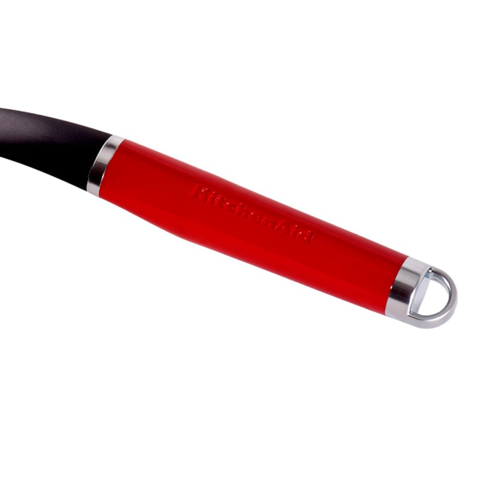Espátula Culinária em Nylon Preto e Vermelho KitchenAid - 32cm - Madel Home