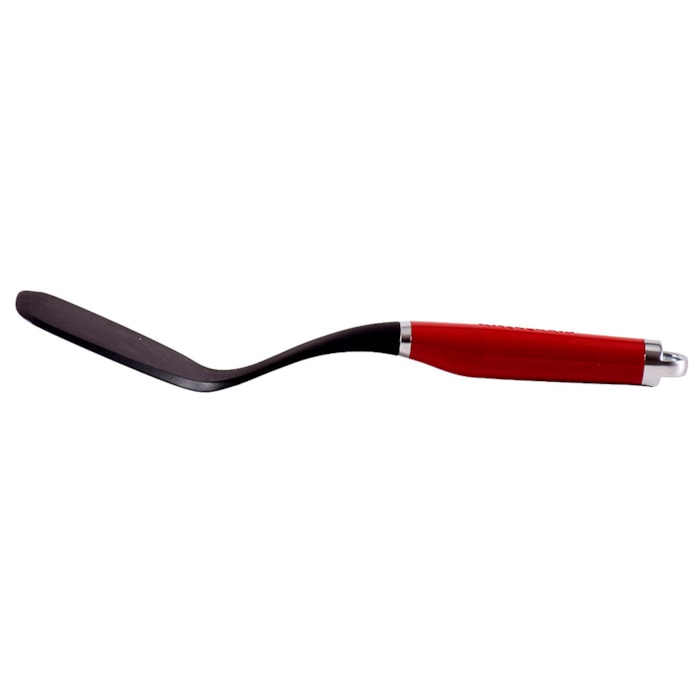 Espátula Culinária em Nylon Preto e Vermelho KitchenAid - 32cm - Madel Home