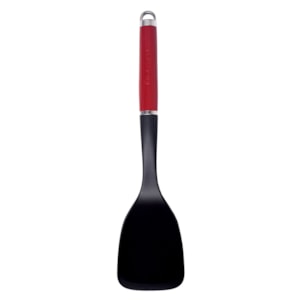 Espátula Culinária em Nylon Preto e Vermelho KitchenAid - 36cm