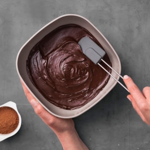 Espátula de Silicone com Cabo Inox Cinza Moldê Tramontina - 24cm
