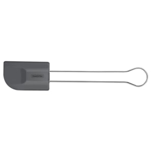 Espátula de Silicone com Cabo Inox Curva Cinza Moldê Tramontina - 26cm
