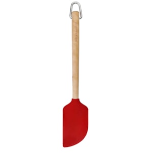 Espátula Raspadora em Silicone com Cabo Madeira Vermelho KitchenAid - 30cm