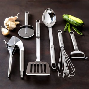 Espátula Vazada Culinária em Inox Prata Zwilling Pro - 35cm