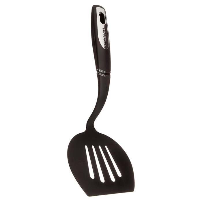 Espátula Vazada Larga em Nylon Preto Cuisinart - 30cm - Madel Home