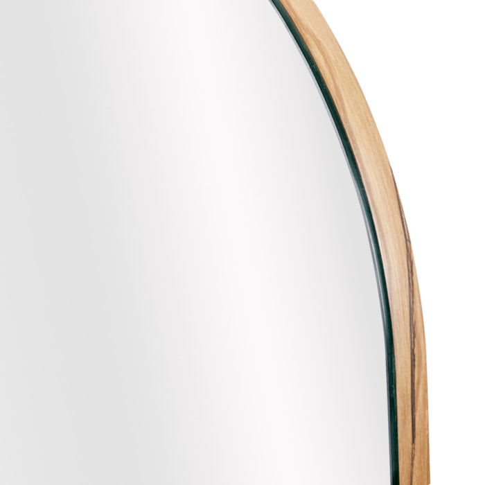 Espelho com Estrutura em MDF Nogueira Lind - 75cm - Madel Home