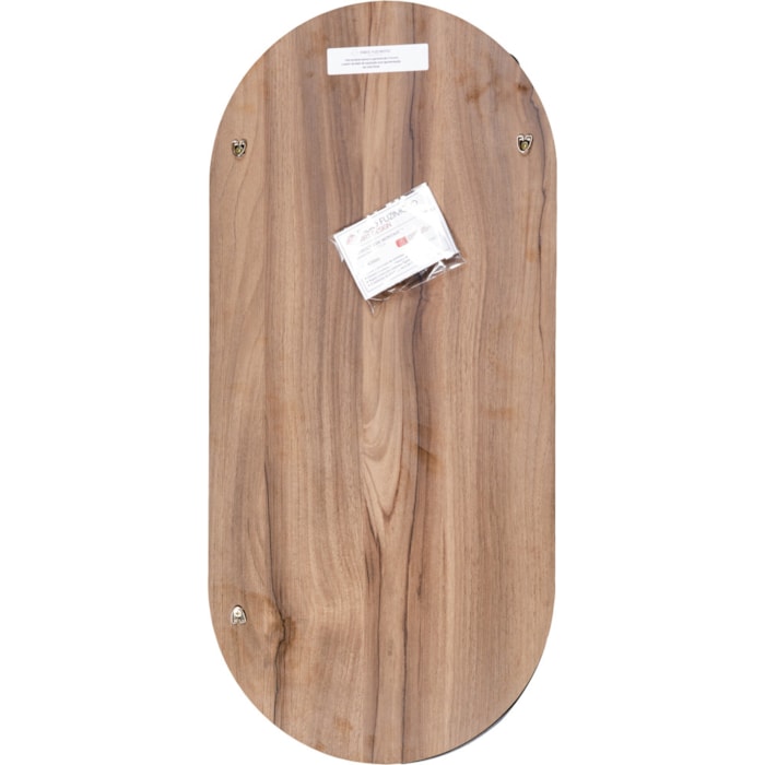 Espelho com Estrutura em MDF Nogueira Lind - 75cm - Madel Home