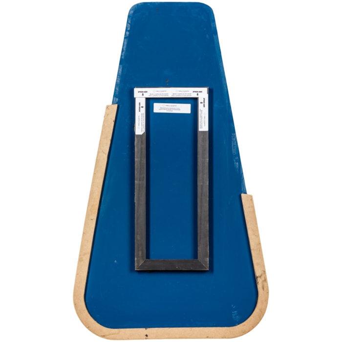 Espelho com Estrutura em MDF Preto Aurora - 100cm - Madel Home