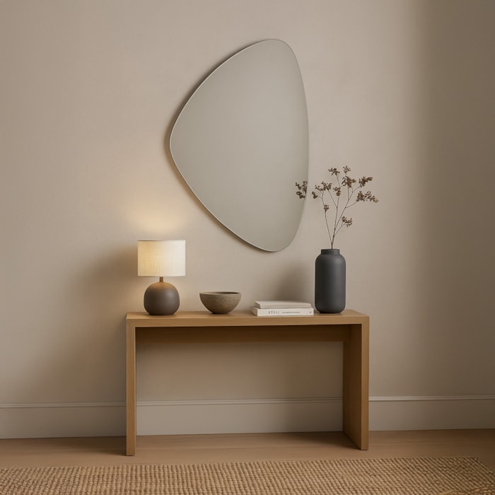 Espelho Decorativo com Estrutura em MDF Henri- 82cm - Madel Home