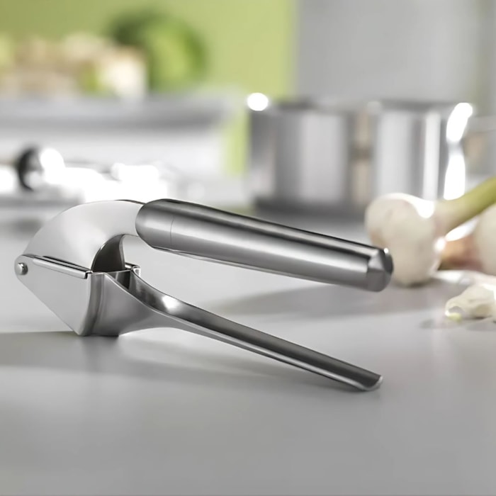 Espremedor de Alho em Inox Prata Zwilling Pro - 21cm - Madel Home