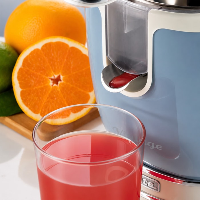 Espremedor de Frutas Vintage Azul 60W Ariete - 220V - Madel Home