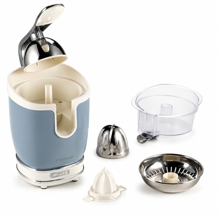 Espremedor de Frutas Vintage Azul 85W Ariete - 127V - Madel Home
